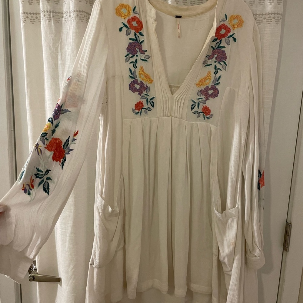 Free People Embroidered Dress